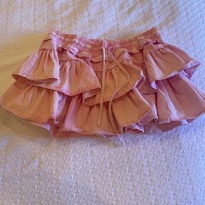 Day+Moon pink mini skirt